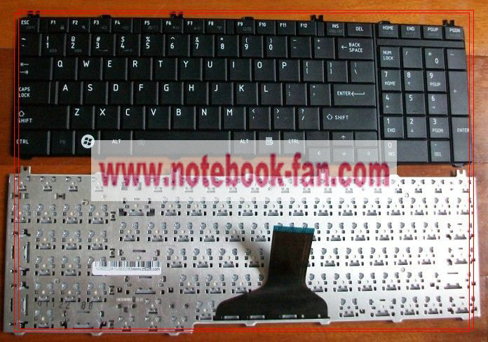 NEW!!! Toshiba Satellite C675 C675D C675-S7200 US Keyboard - Click Image to Close